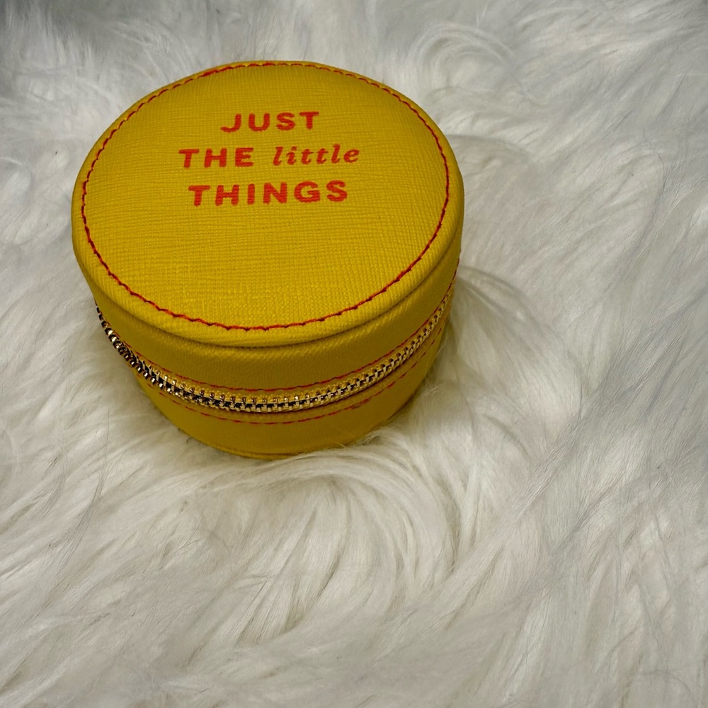 Anthropologie Ondine Catchall Pouch - Mustard Yellow - Picture 4 of 15